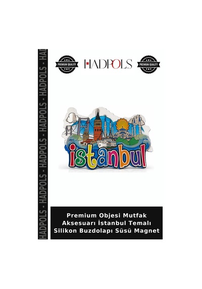 Premium Objesi Mutfak Aksesuarı İstanbul Temalı Silikon Buzdolapı Süsü Magnet