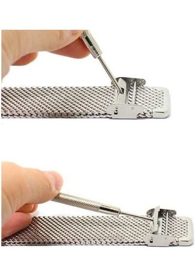 24Mm Metal Saat Kordonu Çelik Hasır Kolçak 1.Kalite Hasır Örgü Ko
