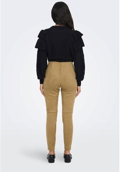 Only Onljo Faux Suede Leggıng Cc Otw Kahve 001
