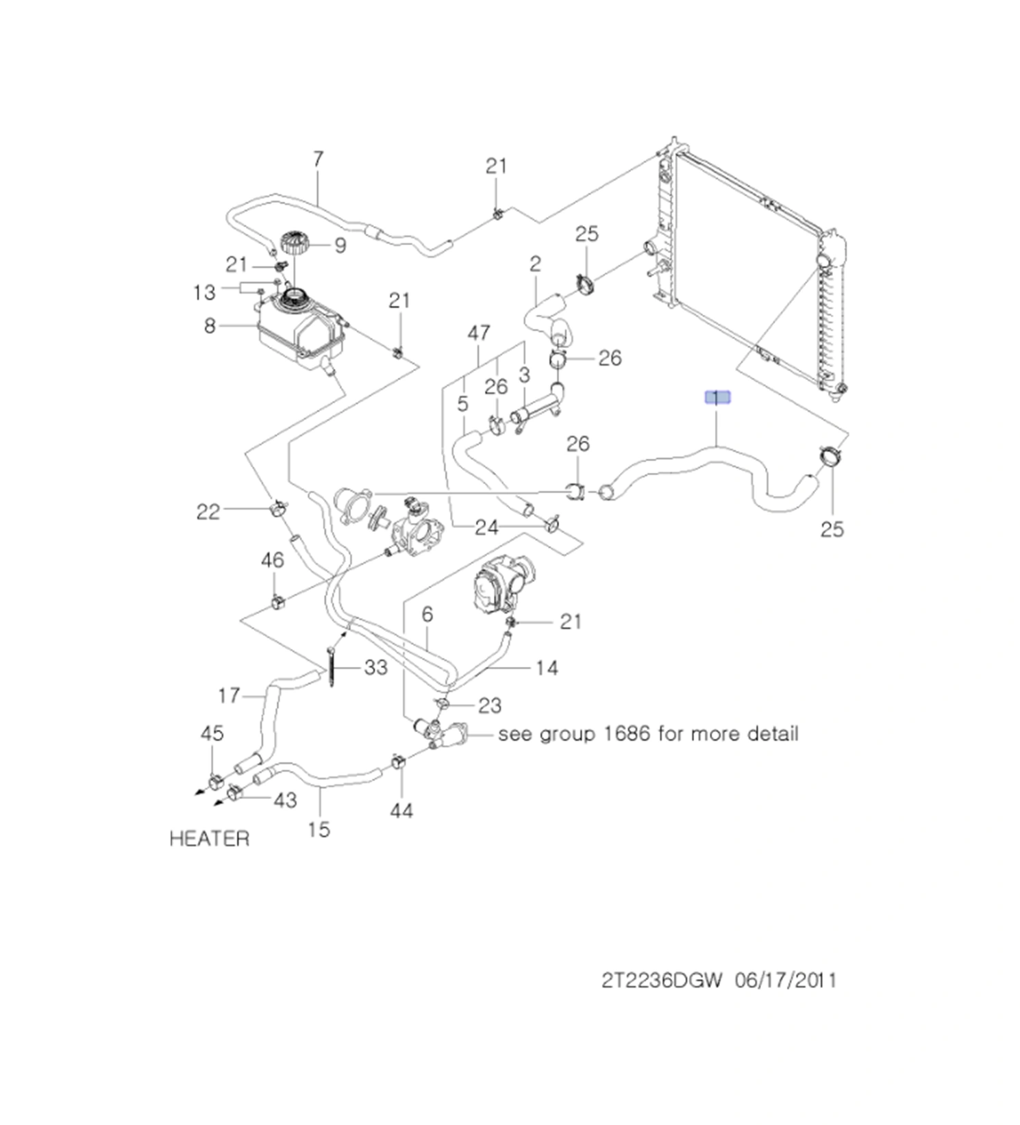 Chevrolet Aveo T250-t255 1.2 16v Radyatör Üst Giriş Hortumu Ytt Marka Y3620