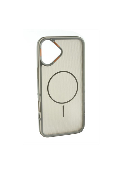 Apple iPhone Uyumlu 16 Magsaff Kapak Kılıf Gri