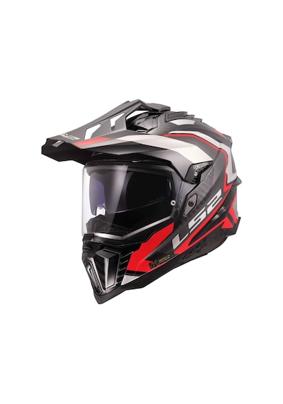 Ls2 Explorer C Karbon Frontier II Kapalı Kask Kırmızı