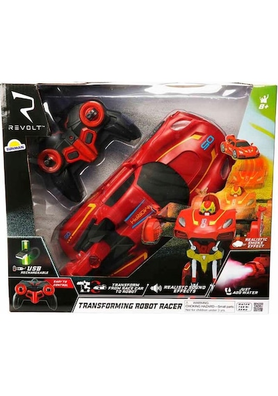 Transforming Robot Racer Uzaktan Kumandalı Sesli Ve Işıklı Robotl Çok Renkli