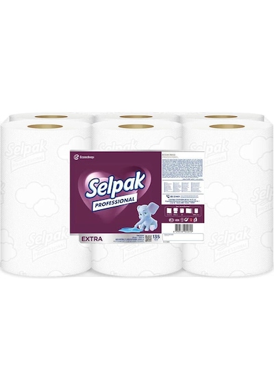 Selpak Pro Extra Sensörlü Havlu 21 Cm 135 M X 6 Adet 7906631