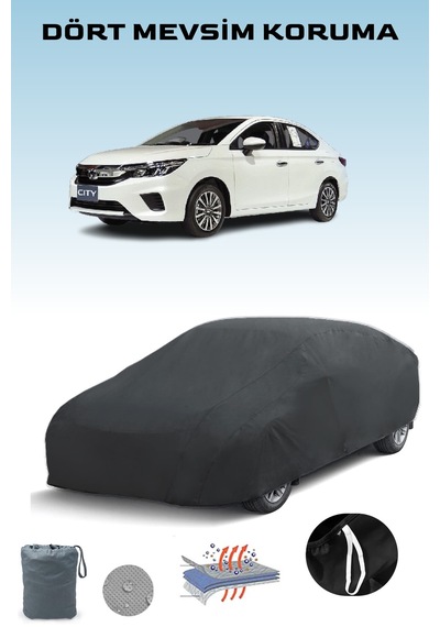 Siyah, Honda Cıty 2, Araba Brandası, Oto Örtüsü, Araba Çadırı Siyah