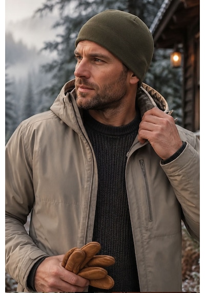 Unisex Termal Polar Bere Kışlık Sıcak Tutan Rüzgar Geçirmez Kulak Kapatan Outdoor Bere
