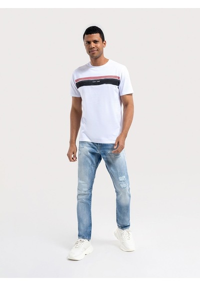 Loft Kısa Kol Erkek T-shirt Lf2036416 Whıte