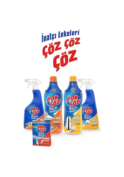 Porçöz Kireç ve Pas Çözücü 4 x 4 L