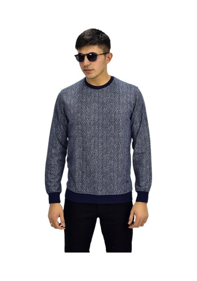 Erkek Spor Sıfır Yaka Sweatshirt R2266 Bgl-st03183 001