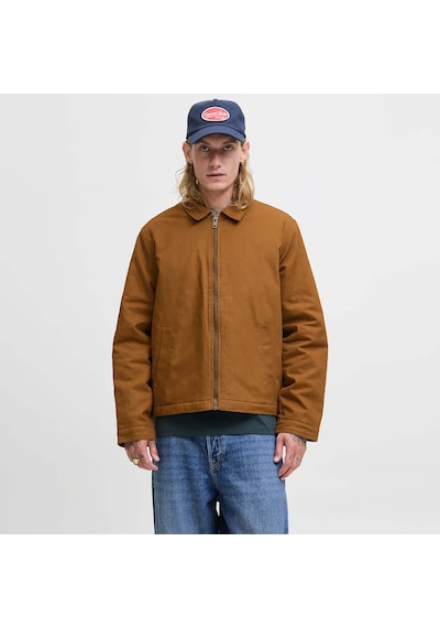 Jack & Jones Dover Worker Erkek Kahverengi Ceket 12278797-mksr Kahverengi