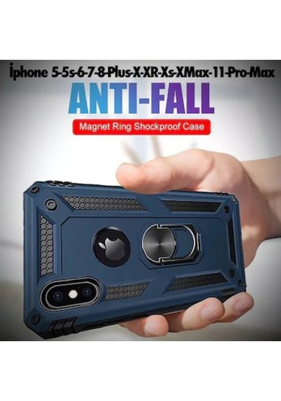 Teknomoda Apple Uyumlu iPhone 6 6S Vega Tank Zirh Yüzüklü Standli Kilif 391452378