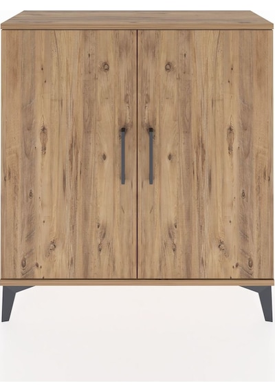 Arges Şifonyer 2 Kapaklı 88x30x96 Çam-çam Çam