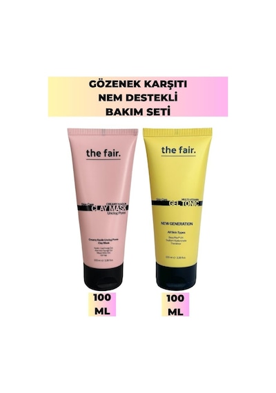The Fair Gözenek Karşıtı Nem Destekli Yüz Maskesi 100 ML + Jel Tonik 100 ML