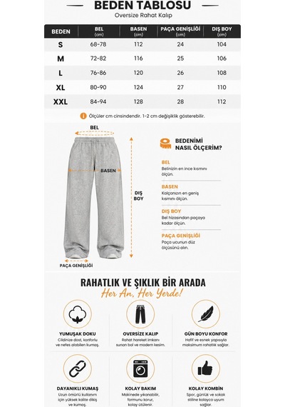 Tarz Cool Erkek Oversize Eşofman Altı Bağcıklı Rahat Kalıp Günlük Basic Jogger Pantolon Siyah