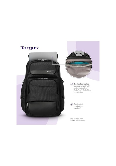 Targus Tbb656gl Heritageluxe 15-16 İnç Laptop Bilgisayar Sırt Çantası - Siyah