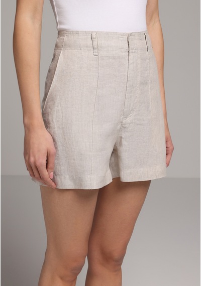Colin's Colins Regular Fit Yüksel Bel Düz Kadın Bej Şort Cl1079123 Q1.v2 Lbg Light Beige