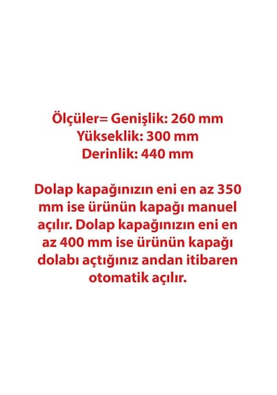 S-2573 Teleskopik Raylı Tezgah Altı Dolap Içi Sürgülü Çöp Kovası Antrasit - Gri