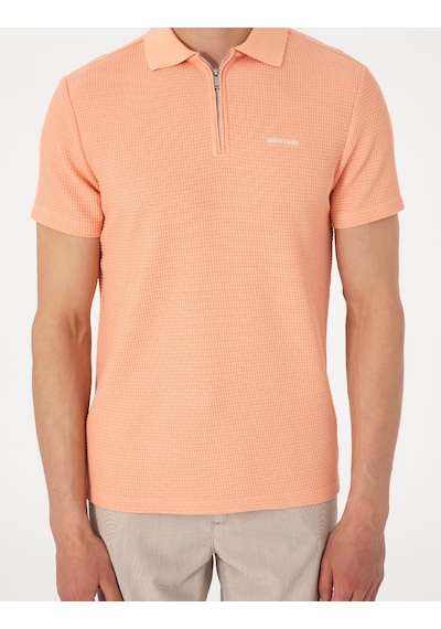 Pierre Cardin Erkek Somon Tişört 50310202-vr047 Somon