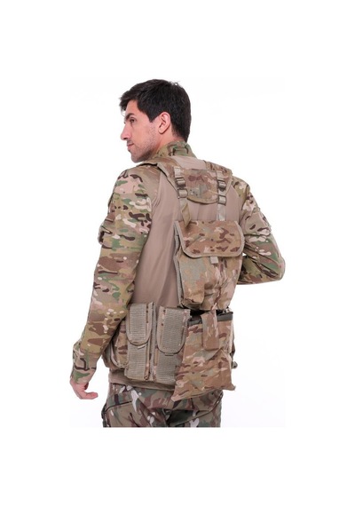 Terrien Fonksiyonel Giysi Profesyonel Ekipman Single Sword Çeçen Yeleği - Çeçen Tipi Açık Yeleği Çok Renkli