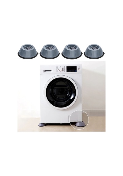 Çamaşır Makinesi Sarsıntı Titreşim Ses Önleyici Kaydırmaz Ayak 4lü Set 5673 150 Mm