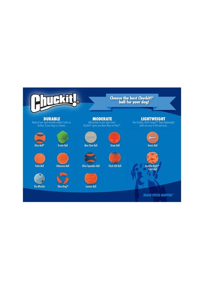 Hepsifur Chuckit Ultra Squeaker Sesli Oyun Topu Small - Köpekler İçin Dayanıklı, Yüksek Zıplama K