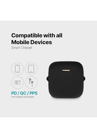 Smartcharger 30w Pd Usb-c Seyahat Hızlı Şarj Aleti Siyah 2scp03