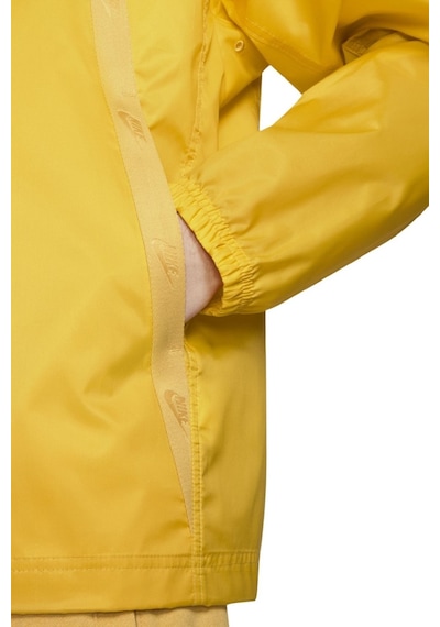 Nike Sportswear Revival Woven Loose Fit Full-zip Hoodie Bol Kesim Sarı Ceket Sarı