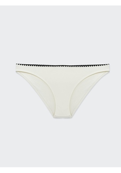 Lcw Dream Ekru Düz Brazilian Bikini Alt