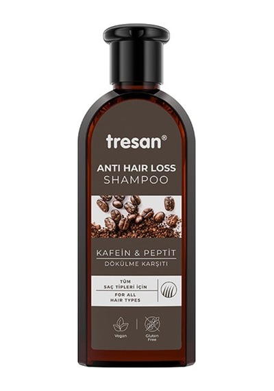 Tresan Kafein & Peptit Dökülme Karşıtı Şampuan 300 Ml - 5 Adet Tarı