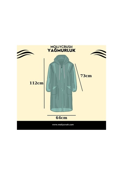 Mollycrush Unisex Su Rüzgar Geçirmez Katlanabilir Kapüşonlu Çıtçıt Düğmeli Eva Mavi Yağmurluk Şeffaf Mollycrush Unisex Su Rüzgar Geçirmez Katlanabilir Kapüşonlu Çıtçıt Düğmeli Eva Mavi Yağmurluk Şeffaf