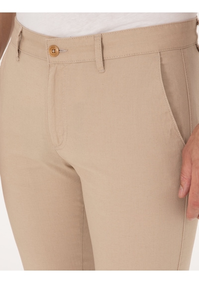 Pierre Cardin Erkek Bej Pantolon Kanvas-chino 50308068-vr011 Bej