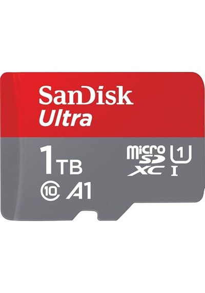 Sandisk Ultra Android Microsdxc Uhs-ı Hafıza Kartı 1 Tb + Adaptör Akıllı Telefonlar Ve Tabletler İçin, A1, Sınıf 10, U1, Full Hd Videolar, 150 Mb/s'ye Kadar Okuma Hızı Sandisk Ultra Android Microsdxc Uhs-ı Hafıza Kartı 1 Tb + Adaptör Akıllı Telefonlar Ve Tabletler İçin, A1, Sınıf 10, U1, Full Hd Videolar, 150 Mb/s'ye Kadar Okuma Hızı