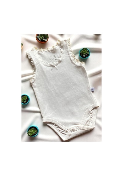 Altıntaş Baby Caramell Dantel Detaylı %100 Pamuk 2'li Body Set Kız Bebek Gül Kurusu Gül Kurusu