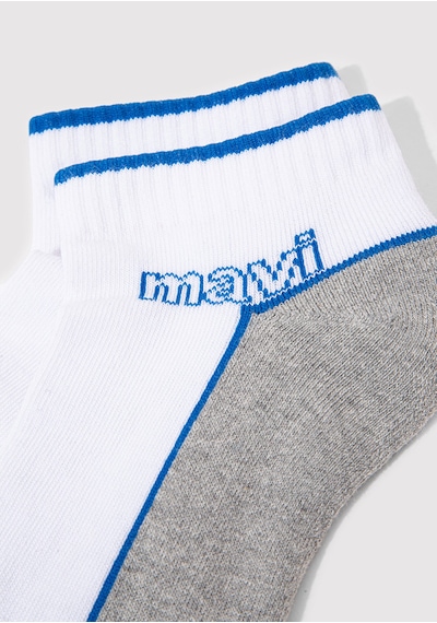 Mavi - Gri Patik Çorap 0911128-83900 Gri