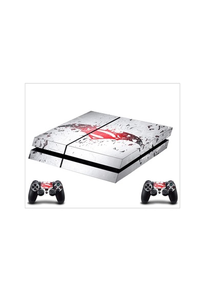 PS4 Fat Superman Vs Batman Sticker Seti