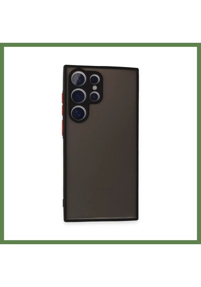 Bezos Samsung Galaxy S24 Ultra Uyumlu Kılıf Montreal Silikon Kapak - Siyah Hb006