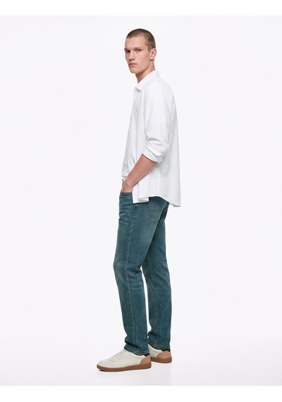 Koton Normal Bel Cepli Pamuklu Straight Jean Pantolon - Mark Jean İndigo Stone 7wam40366nd İndigo - Taş Koton Normal Bel Cepli Pamuklu Straight Jean Pantolon - Mark Jean İndigo Stone 7wam40366nd İndigo - Taş