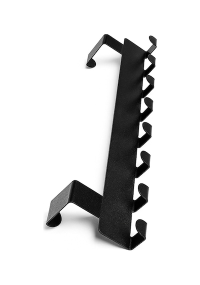 Kapı Arkası Metal Askılık Siyah Kapı Askısı-40x4.6x9 Cm Metal Siyah Tr Diğer