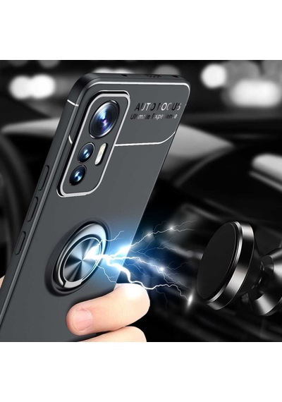 Xiaomi Mi 12 Lite Kilif Zore Ravel Yüzüklü Silikon Kilif 559800997