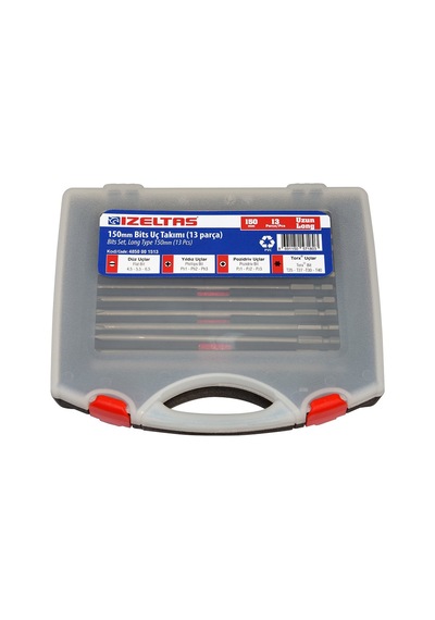 İzeltaş 150 MM Uzun Bits Uç Takımı 13 Parça