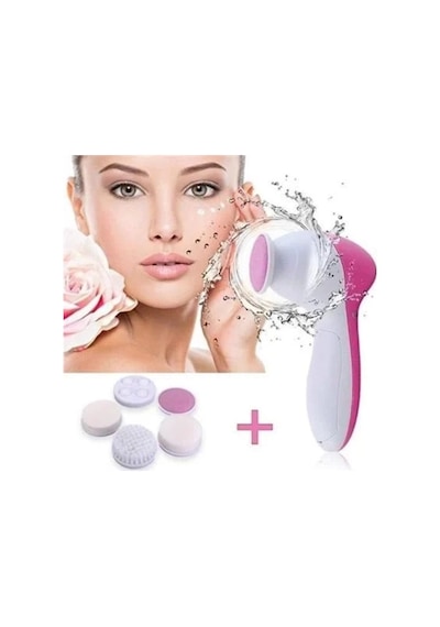 Pilli Yüz Cilt Temizleme Cihazı Siyah Nokta Peeling Fırça Seti Vücut Yüz Bakımı Masaj Aleti Karışık