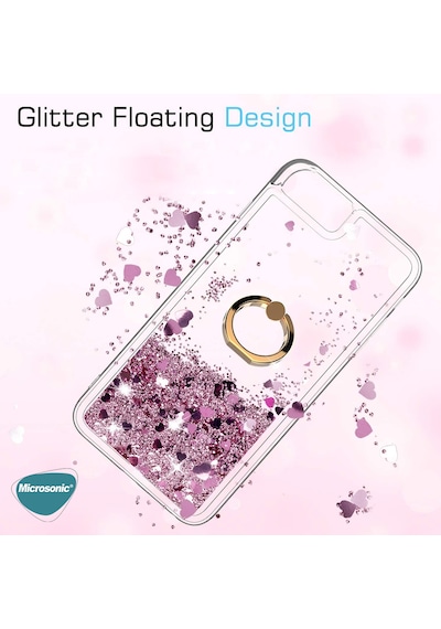 Microsonic Samsung Galaxy Uyumlu A50 Kılıf Glitter Liquid Holder