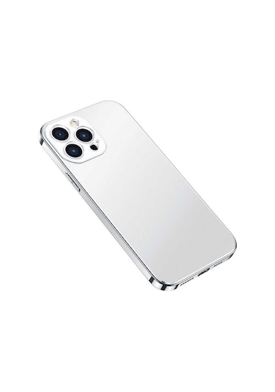 Apple Uyumlu iPhone 12 Pro Kılıf Zore Bobo Kapak Gümüş