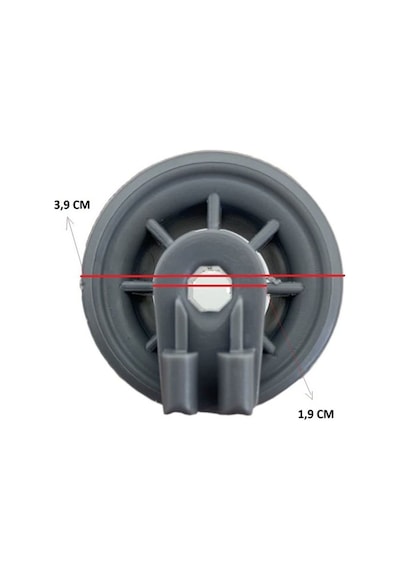 Hotpoint Uyumlu  Ariston Bulaşık Makinesi Alt Sepet Tekerleği 611475 4 Adet
