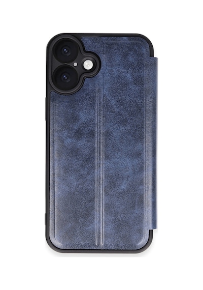 Apple iPhone  Uyumlu- 16 Plus Kılıf Flip Cover - Lacivert