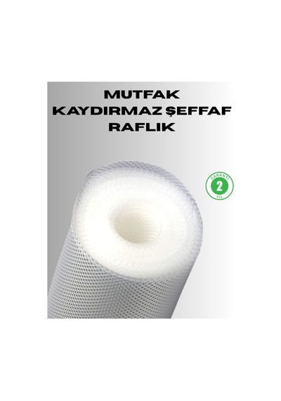 Kaydırmaz Şeffaf Raflık Çekmece Örtüsü 45x300 Cm Belirtilmemiş