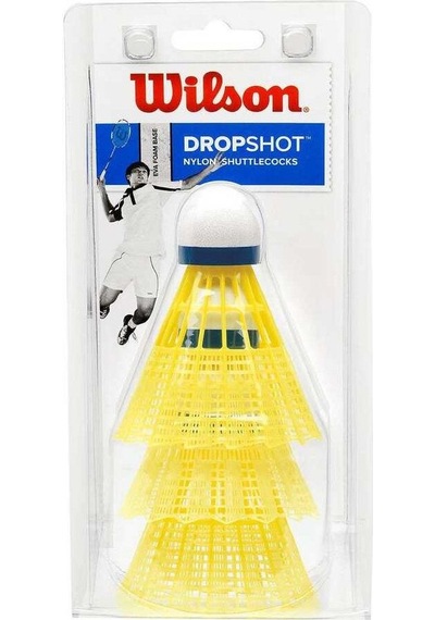 Wilson Dropshot 3 Clamshel Ye Sarı Badminton Topu Wrt6048ye