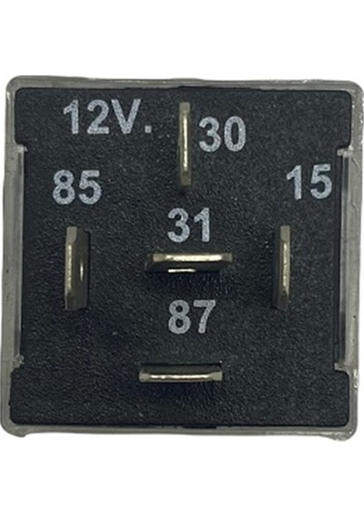 12V Start-Stop Rölesi 5 Uçlu 10 A Çift Platin Kalıcı Tet N11.3223