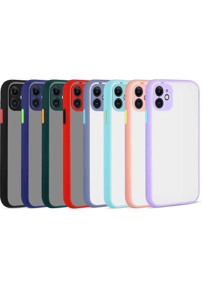 Apple Uyumlu iPhone 11 Kilif Kamera Korumali Mat Kapak 421380570