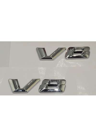 Mercedes Benz V8 Çamurluk Yanı Gümüş Krom Parlak Siyah Abs 3M Yaz